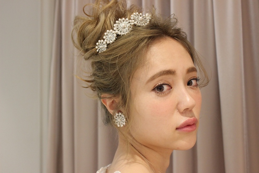 gendaiさんが教える♡後悔しない『理想の花嫁ヘア』を叶える為に覚えておきたい5つのオーダーリスト＊にて紹介している画像