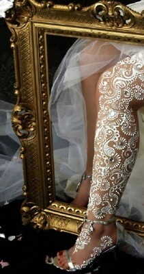 "Painting with Henna: A Dazzling and Wonderful Charm for Indian Brides"にて紹介している画像