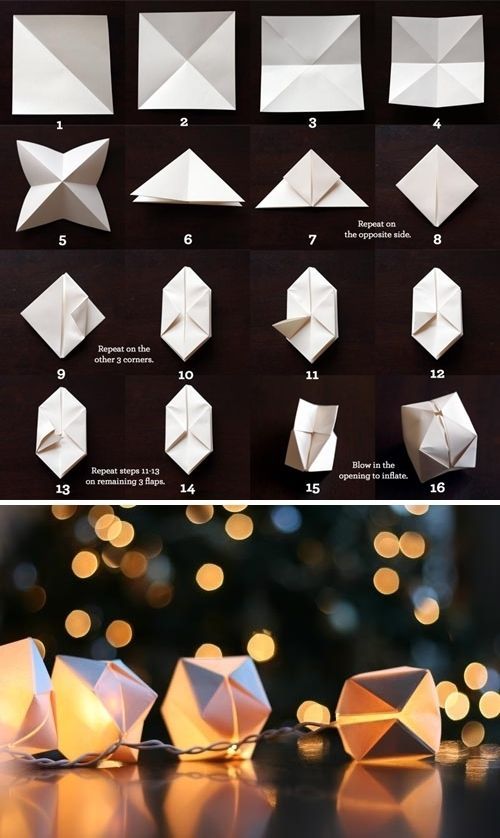 DIY Ideas for Arranging Fairy Lights Using Only Affordable and Everyday Items ♩にて紹介している画像