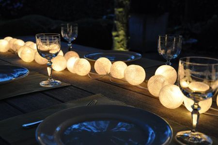 DIY Ideas for Arranging Fairy Lights Using Only Affordable and Everyday Items ♩にて紹介している画像