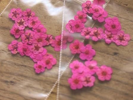 Delicate Dried Flowers Sprinkled for a Floral Field Look ♡ Recent Pressed Flower Nails Are Too Cute!にて紹介している画像