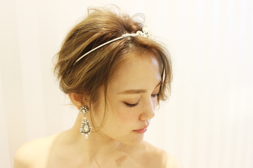 gendaiさんが教える♡後悔しない『理想の花嫁ヘア』を叶える為に覚えておきたい5つのオーダーリスト＊にて紹介している画像