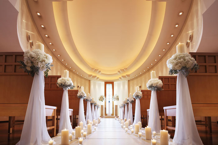 尽管在东京，却像度假婚礼一样♡你去过东京湾洲际酒店吗？にて紹介している画像