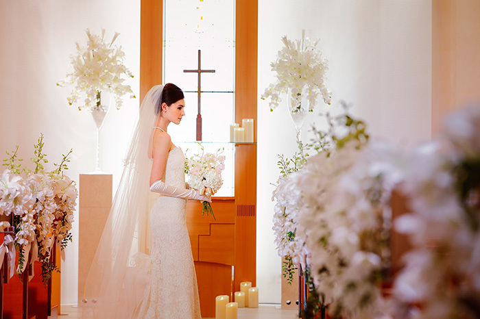 尽管在东京，却像度假婚礼一样♡你去过东京湾洲际酒店吗？にて紹介している画像