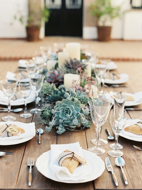 "Cute Succulent Thickness: A Must-Have for a Relaxed and Chic Destination Wedding!"にて紹介している画像