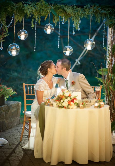 "Discover the Trendy 'Hanging Glass Balls' for Creating Sparkling and Dreamy Spaces at Foreign Weddings!"にて紹介している画像