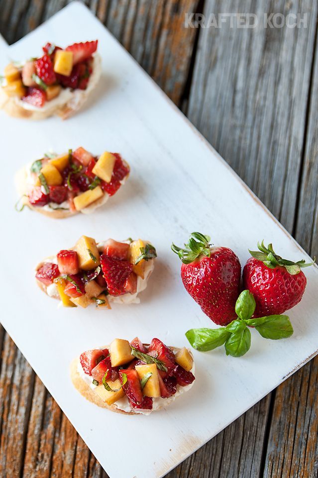 “Adding to the Repertoire of Hospitality Cuisine: Adorable and Delicious 'Dessert Bruschetta'♡”にて紹介している画像