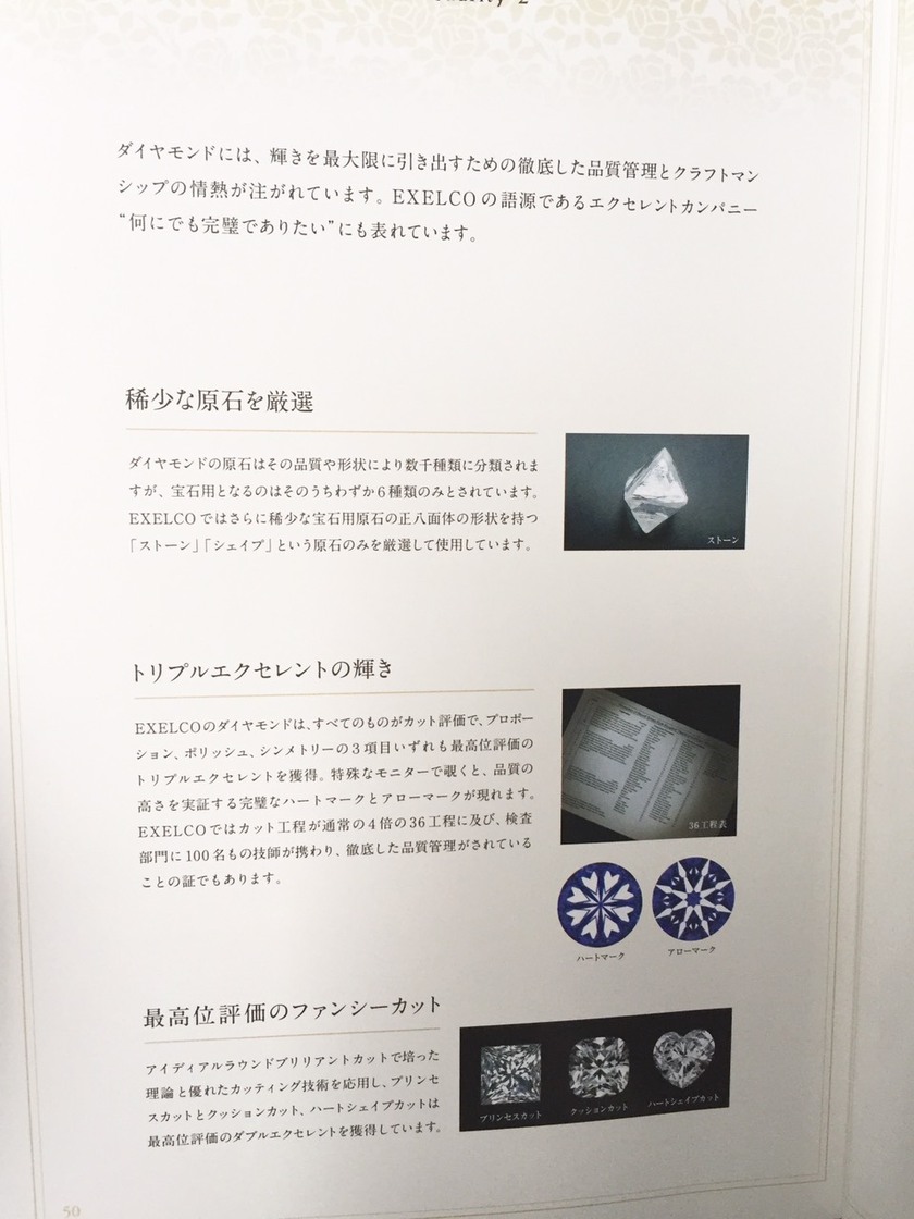 世界で一番美しいと実証されたダイヤモンド*彼も気に入る指輪ブランド『エクセルコ』のエンゲージリング特集にて紹介している画像