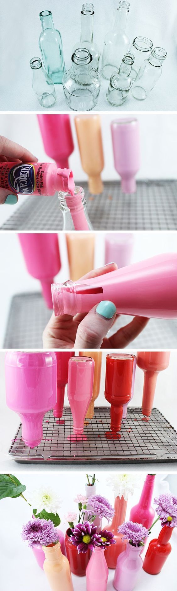 リサイクル＆節約しながらおしゃれインテリアを手作りしよう♡使用済みワインボトルのDIY方法6選＊にて紹介している画像