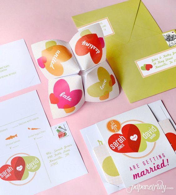 Nostalgic "Paku Paku Origami" Shines Brightly♡ The "Cootie Catcher" is Reportedly Usable at Weddings＊にて紹介している画像