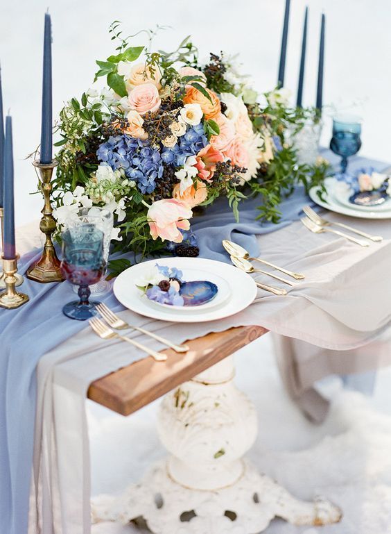 10 Romantic Guest Table Decorations Inspired by Stylish Overseas Weddings ♡にて紹介している画像
