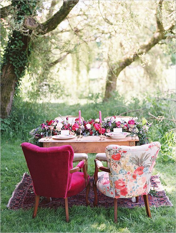 10 Romantic Guest Table Decorations Inspired by Stylish Overseas Weddings ♡にて紹介している画像