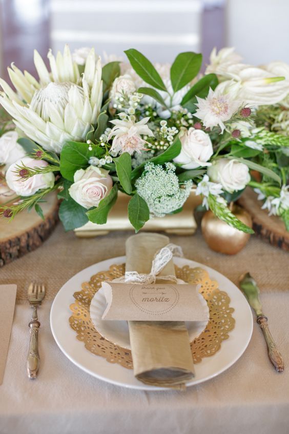 10 Romantic Guest Table Decorations Inspired by Stylish Overseas Weddings ♡にて紹介している画像