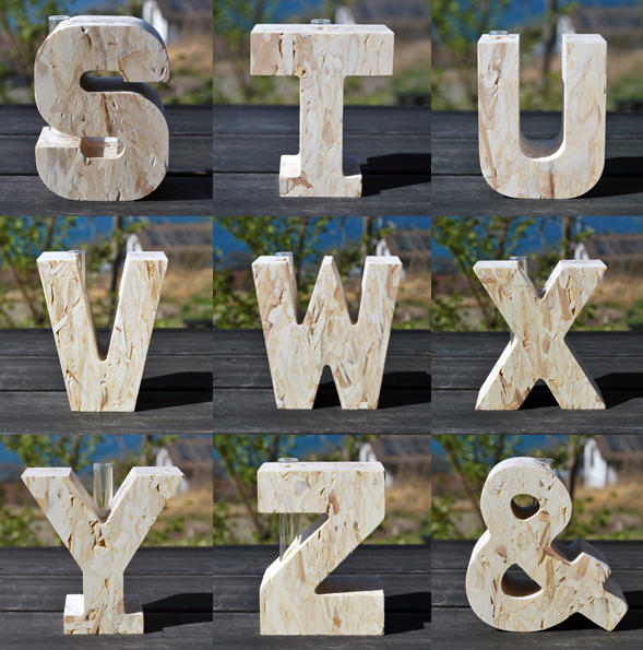 "Introducing the New Wedding Item 'Millefeuille Wood': Have You Heard of the Millefeuille Pattern Vase?"にて紹介している画像