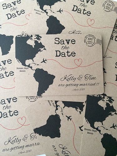 結婚式の日をいち早くお知らせ♡もはや定番になりつつある「セーブザデート」のイロハを知ろう♩にて紹介している画像