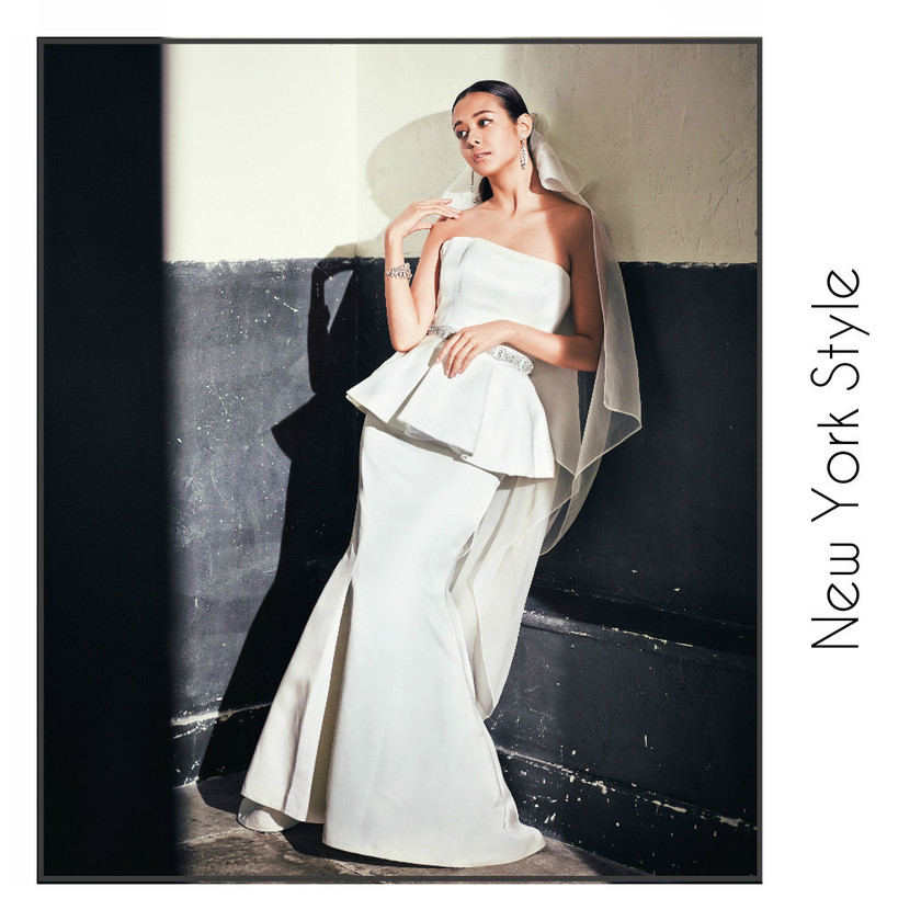 ＼ヘアアレンジにも注目！／N.Y.style派 VS. Paris style派のドレス着こなし3回勝負！にて紹介している画像