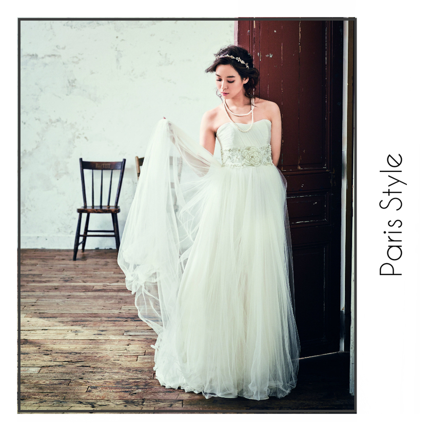 ＼ヘアアレンジにも注目！／N.Y.style派 VS. Paris style派のドレス着こなし3回勝負！にて紹介している画像