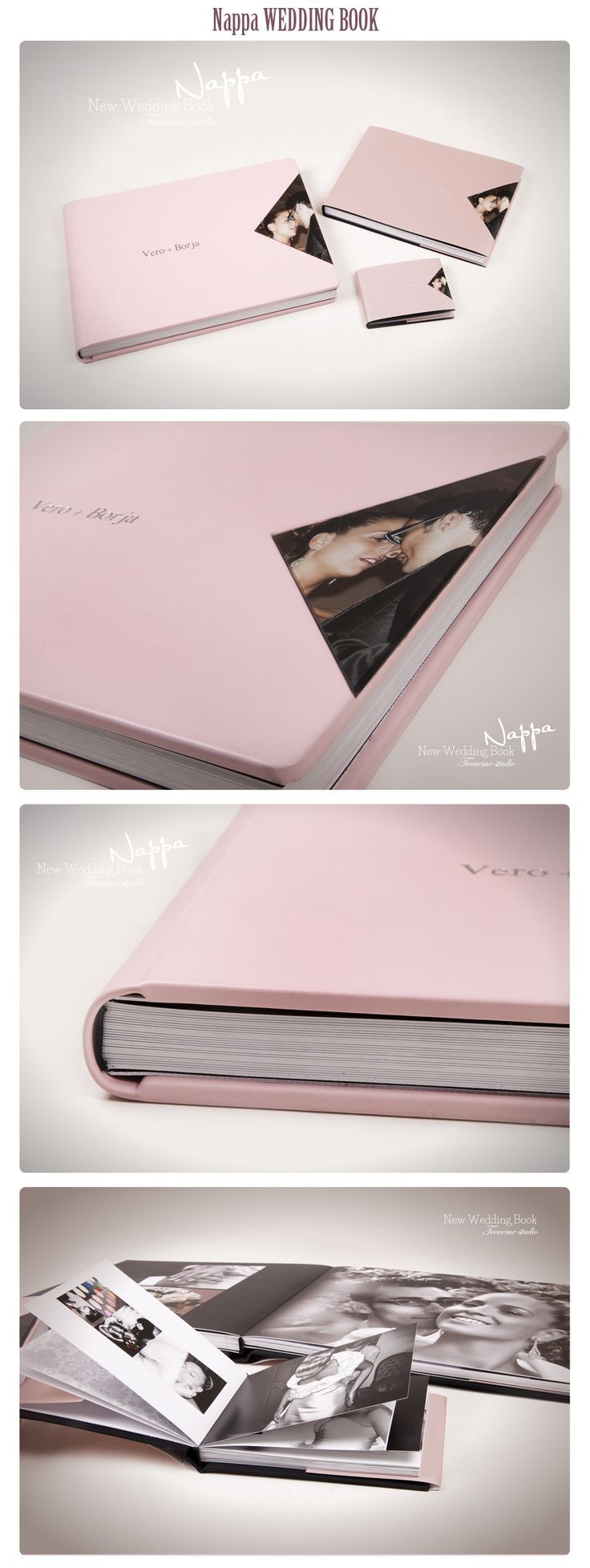 思い出を一冊の本に♡タイプ別ウェディングフォトアルバムCollection♡にて紹介している画像