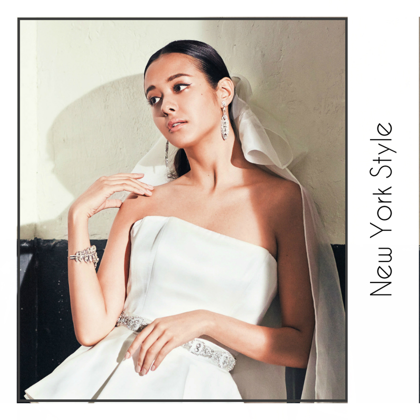 ＼ヘアアレンジにも注目！／N.Y.style派 VS. Paris style派のドレス着こなし3回勝負！にて紹介している画像