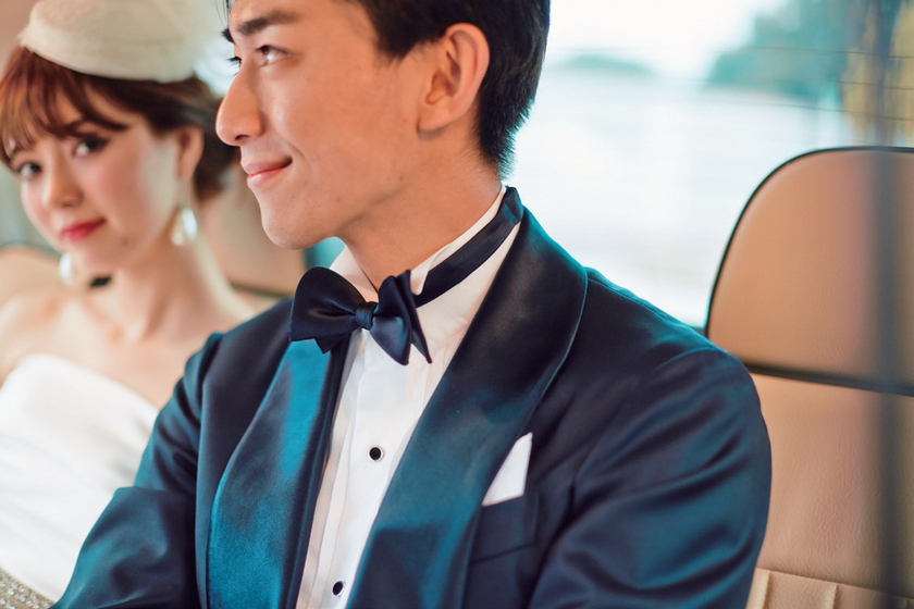 "Don't Forget to Match with the Groom! Effortlessly Perfect: Our Stylish Couple Coordination Tips☆"にて紹介している画像