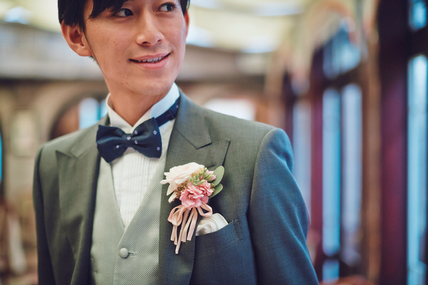 "Don't Forget to Match with the Groom! Effortlessly Perfect: Our Stylish Couple Coordination Tips☆"にて紹介している画像
