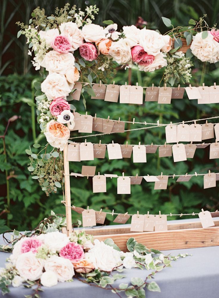 "Creating a Romantic Wedding Venue with Floral Garlands ♡"にて紹介している画像