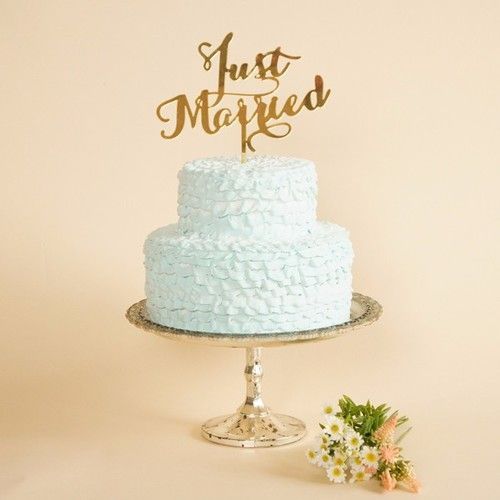 Did You Know Stylish English Script Cake Toppers Start from Just 570 Yen?にて紹介している画像