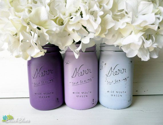 メイソンジャーを花瓶にして、フレンチシックなフラワーアートを楽しみましょう♡にて紹介している画像