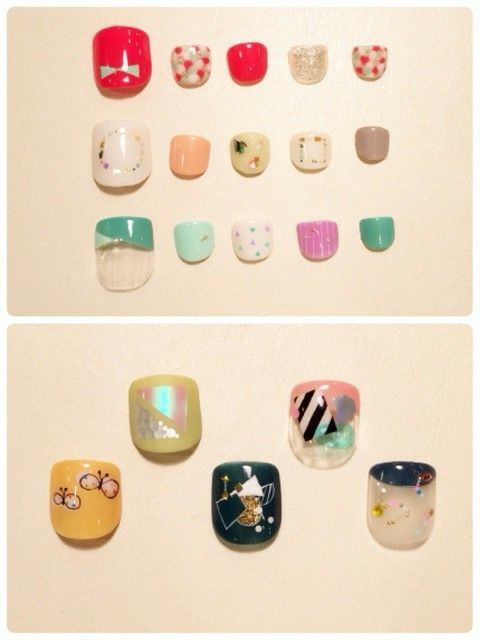 つま先まで完璧に可愛く！気分があがる可愛いフットネイルをあつめました♡にて紹介している画像