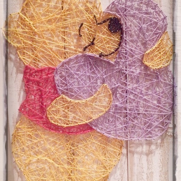 Flowers in a Mason Jar: The Adorable String Art That's Captivating Everyone!にて紹介している画像