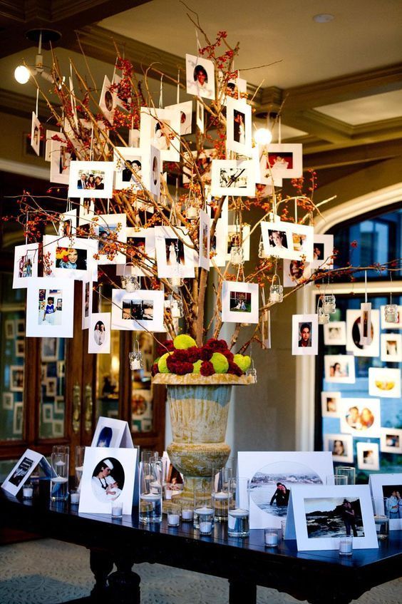 ガーデンウェディングにぴったり♡お庭の木に、写真を飾り付けする方法まとめ＊にて紹介している画像