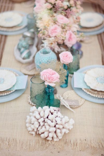 ティファニーブルーで統一♡幸せを呼ぶテーブルコーディネートのアイデア♪にて紹介している画像