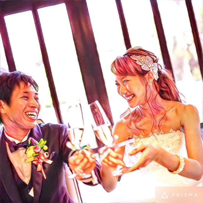 SNS에서 화제의 사진 보정 앱 'Prisma(프리즈마)' 사용하고 있나요? 신부에게 추천하는 필터는 이거야!♡にて紹介している画像