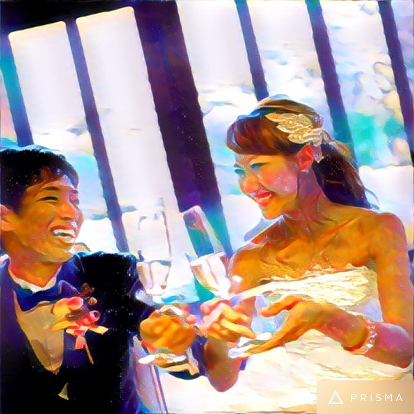 SNS에서 화제의 사진 보정 앱 'Prisma(프리즈마)' 사용하고 있나요? 신부에게 추천하는 필터는 이거야!♡にて紹介している画像