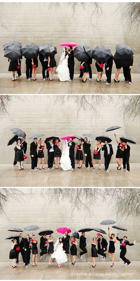 "Beautiful Wedding Photos Even in the Rain! 9 Stunning Shots to Capture When It Rains"にて紹介している画像