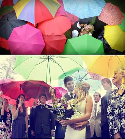 "Beautiful Wedding Photos Even in the Rain! 9 Stunning Shots to Capture When It Rains"にて紹介している画像