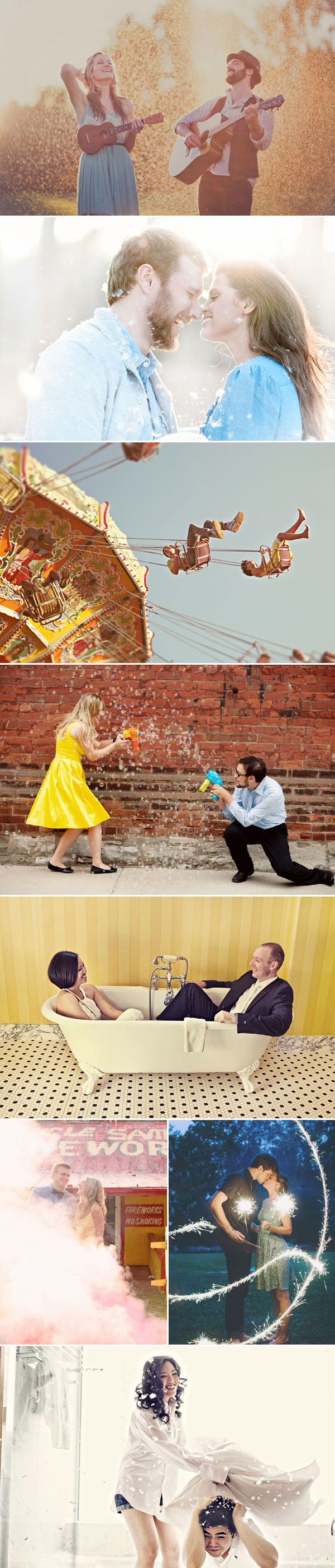 "We're Engaged! ♡ The Most Joyful Engagement Photos of a Happy Couple ♡"にて紹介している画像