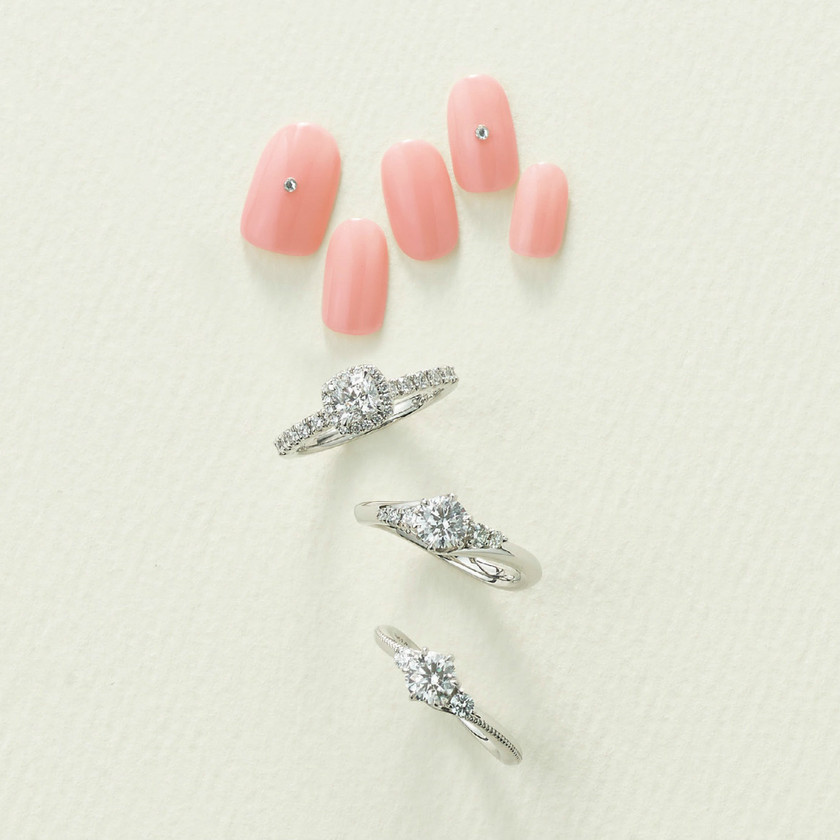 Shocking! Guests are Carefully Observing Your Hands! Achieve Perfect Hands with Elegant Nails and Delicate Rings＊にて紹介している画像