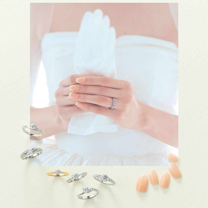 Shocking! Guests are Carefully Observing Your Hands! Achieve Perfect Hands with Elegant Nails and Delicate Rings＊にて紹介している画像