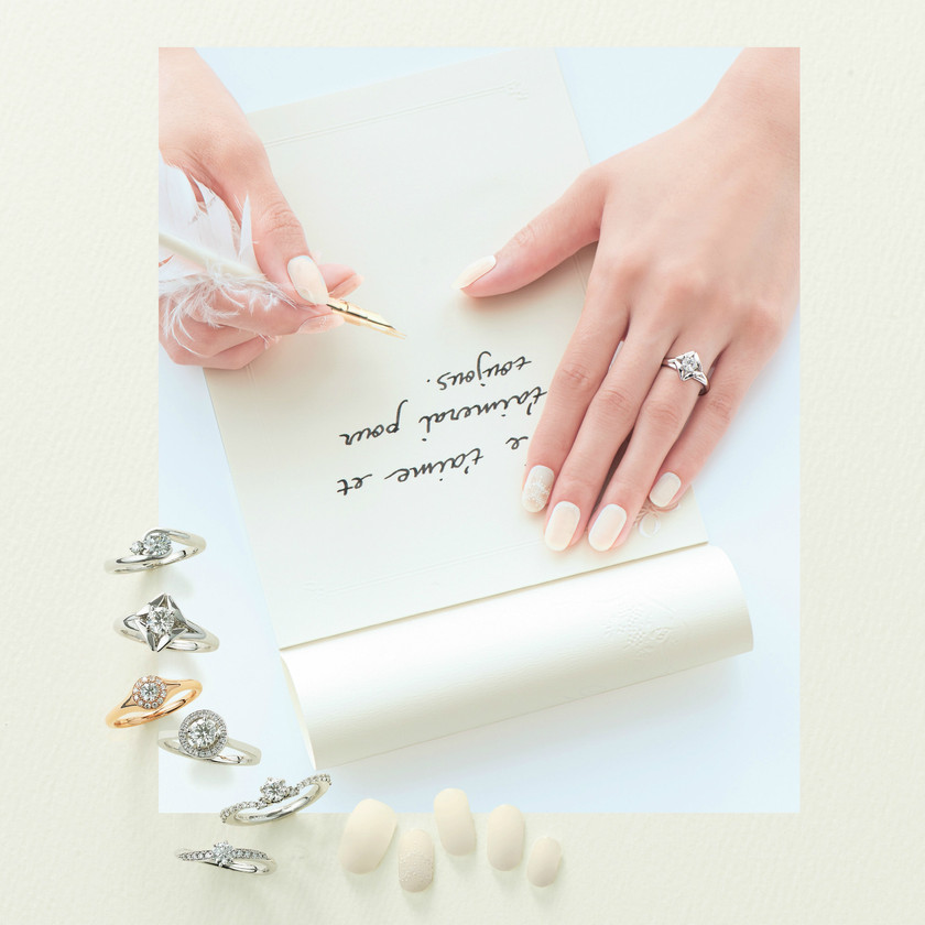 Shocking! Guests are Carefully Observing Your Hands! Achieve Perfect Hands with Elegant Nails and Delicate Rings＊にて紹介している画像