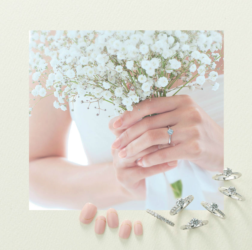 Shocking! Guests are Carefully Observing Your Hands! Achieve Perfect Hands with Elegant Nails and Delicate Rings＊にて紹介している画像