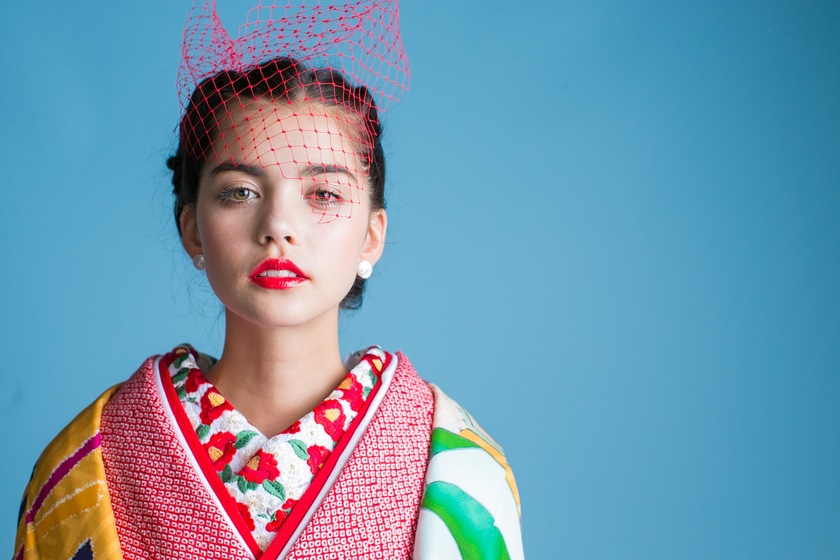 Discover Adorably Cute Traditional Japanese Hairstyles! The Unique Headpieces from Bridal Kimono Boutique 'CUCURU' Are Absolutely Stunning♡にて紹介している画像