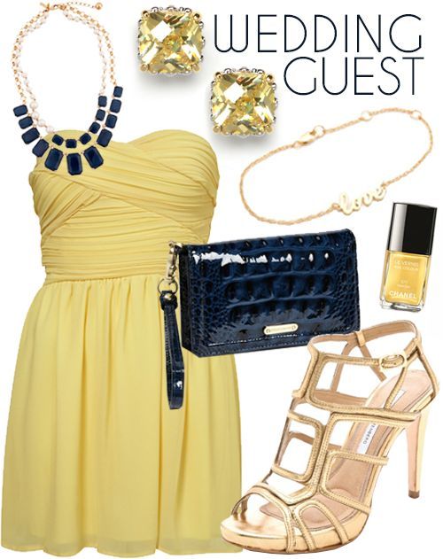 A Joyful Overflow of HAPPY ♡ Adorable and Energetic "Yellow Color" Party Dresses ♡にて紹介している画像