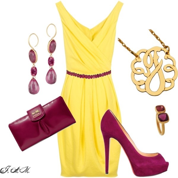 A Joyful Overflow of HAPPY ♡ Adorable and Energetic "Yellow Color" Party Dresses ♡にて紹介している画像