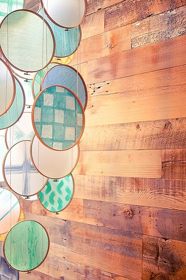 透けるレースが可愛い♡丸いフレームにレースをはさんだデコレーションが、海外で人気らしい＊にて紹介している画像