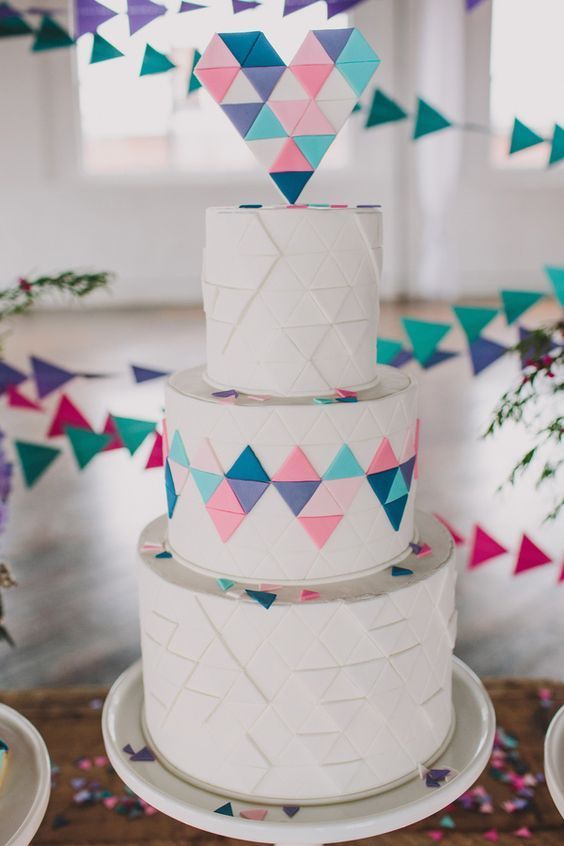 Cute Pastel Rainbow Wedding Cake Designs to Completely Imitate♡ Inspired by Foreign Stylesにて紹介している画像