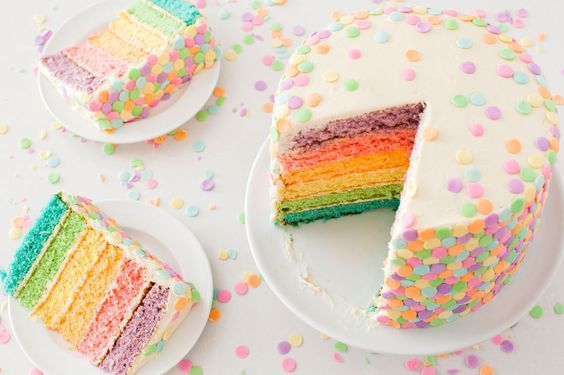 Cute Pastel Rainbow Wedding Cake Designs to Completely Imitate♡ Inspired by Foreign Stylesにて紹介している画像