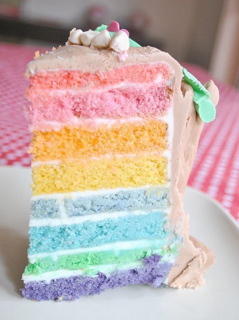 Cute Pastel Rainbow Wedding Cake Designs to Completely Imitate♡ Inspired by Foreign Stylesにて紹介している画像