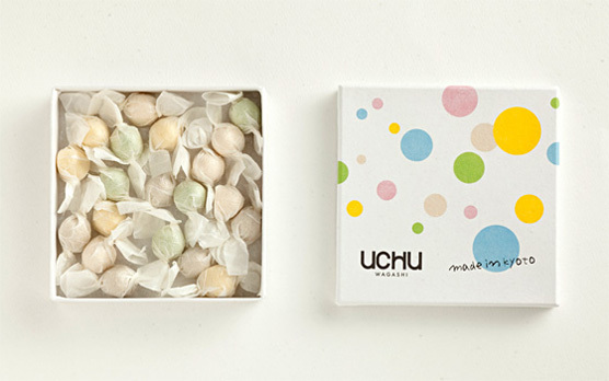 可愛すぎる引き菓子♡京都の和菓子やさん『UCHU』の落雁はパッケージも中身もキュートで美味しそう！にて紹介している画像