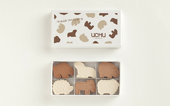 可愛すぎる引き菓子♡京都の和菓子やさん『UCHU』の落雁はパッケージも中身もキュートで美味しそう！にて紹介している画像